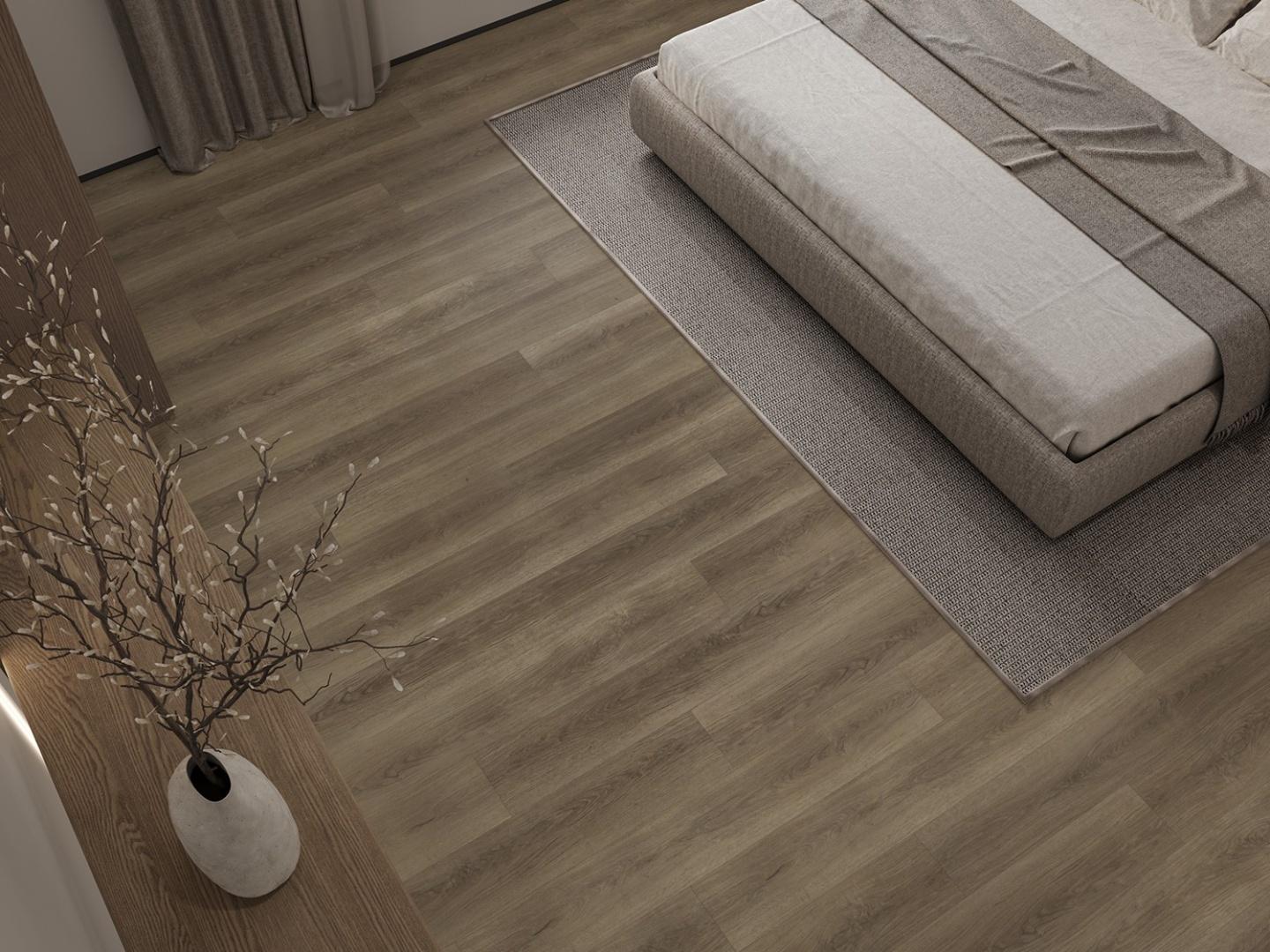 Кварцвиниловая плитка Alpine Floor клеевая Easy Line Дуб Дриада ЕСО 3-44 1219,2×184,15×3 фото в интерьере